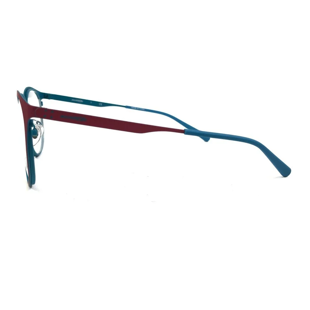 Arnette Eyeglasses Frames 6113 690 Blue Red Round Full Rim 50-20-140